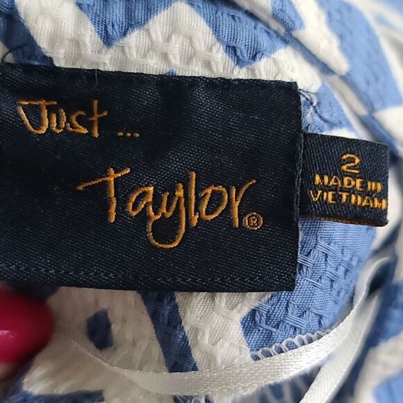 JUST...Taylor 100% Cotton Dress 2 - Picture 7 of 9